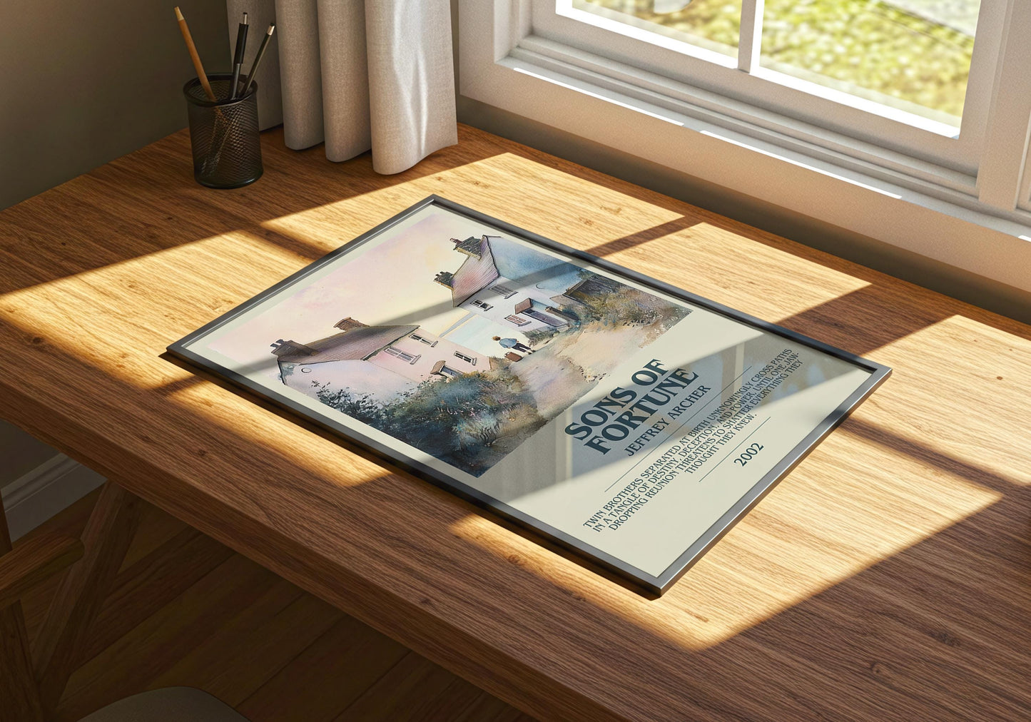 Sons Of Fortune by Jeffrey Archer | Descriptive Book Poster | Modern