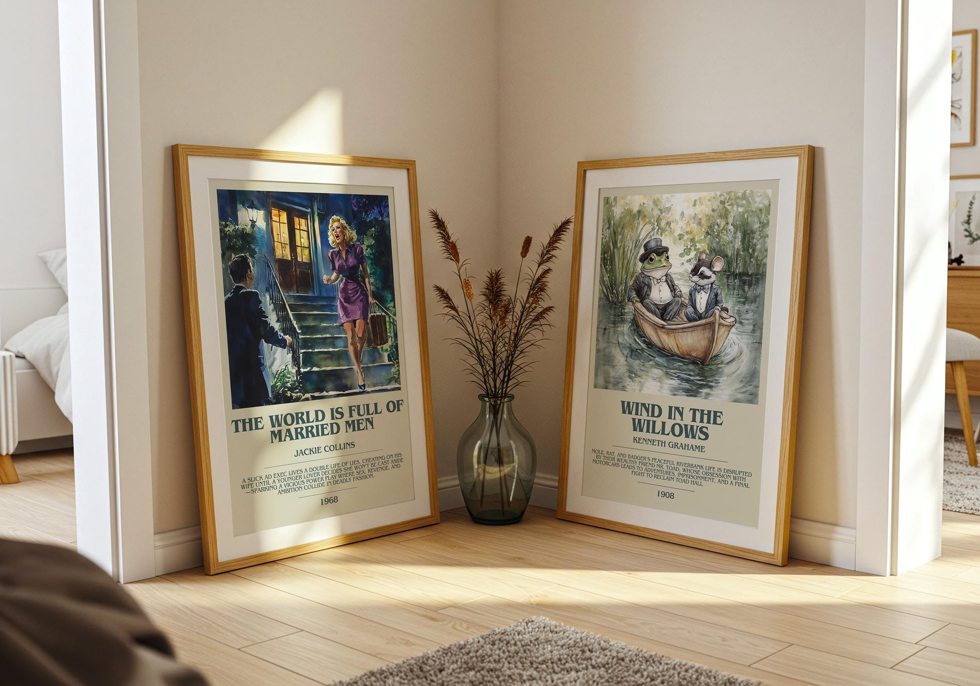 The World Is Full Of Married Men by Jackie Collins | Descriptive Book Poster | Modern