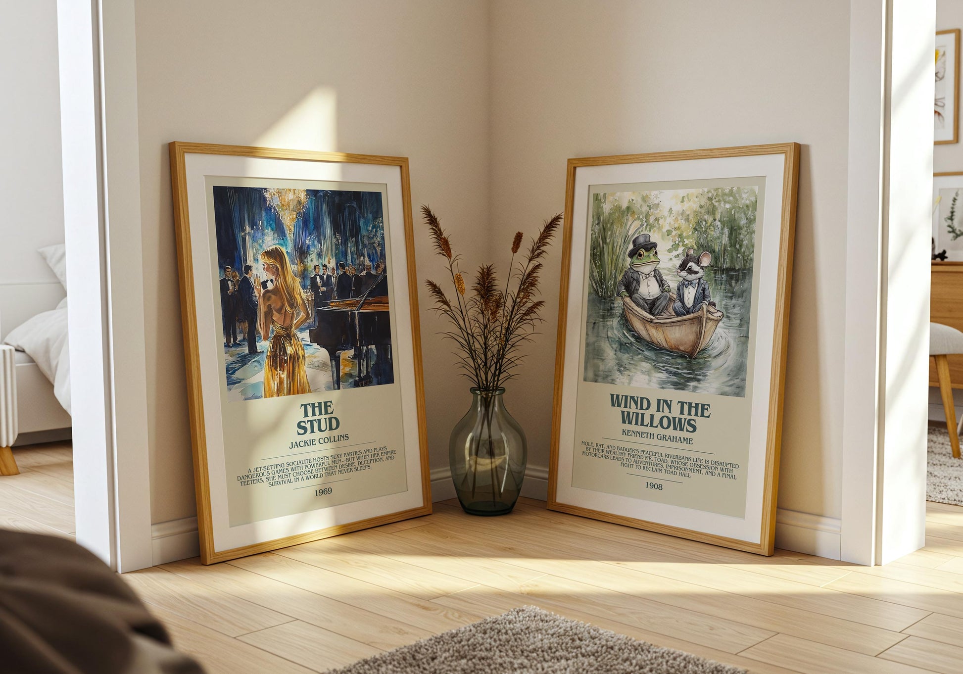 The Stud by Jackie Collins | Descriptive Book Poster | Modern