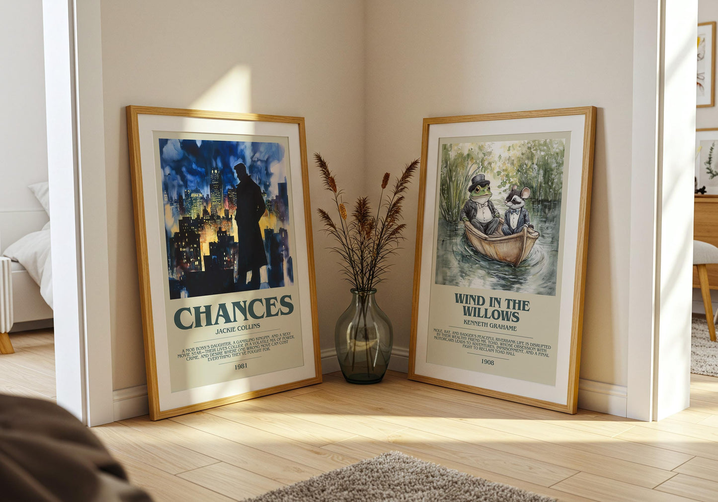 Chances by Jackie Collins | Descriptive Book Poster | Modern