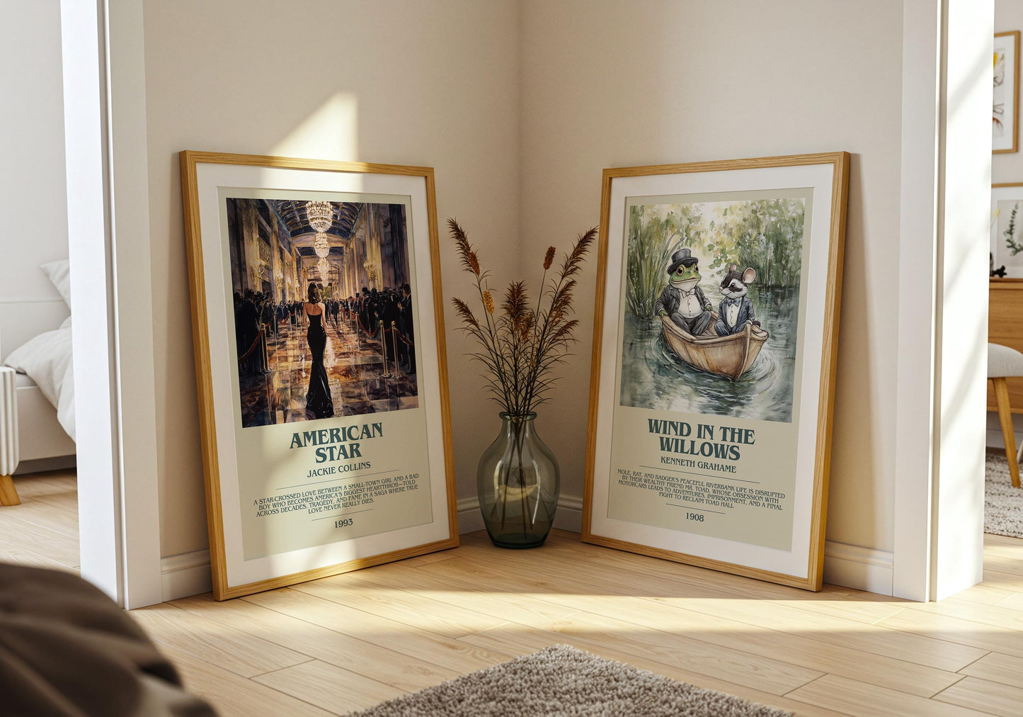 American Star by Jackie Collins | Descriptive Book Poster | Modern