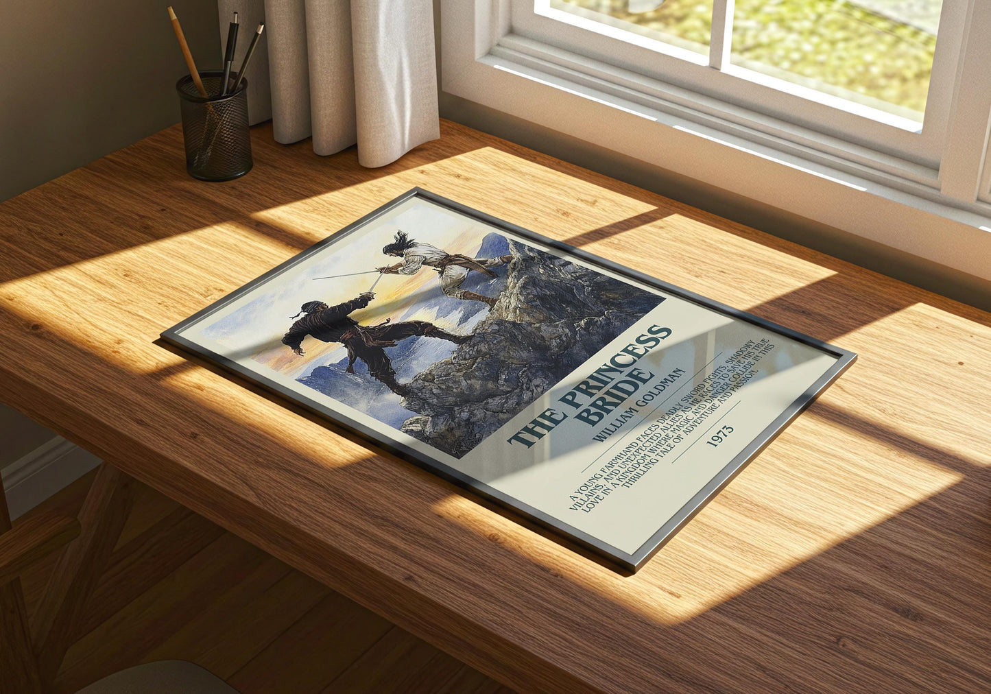 The Princess Bridge by William Goldman | Descriptive Book Poster | Modern