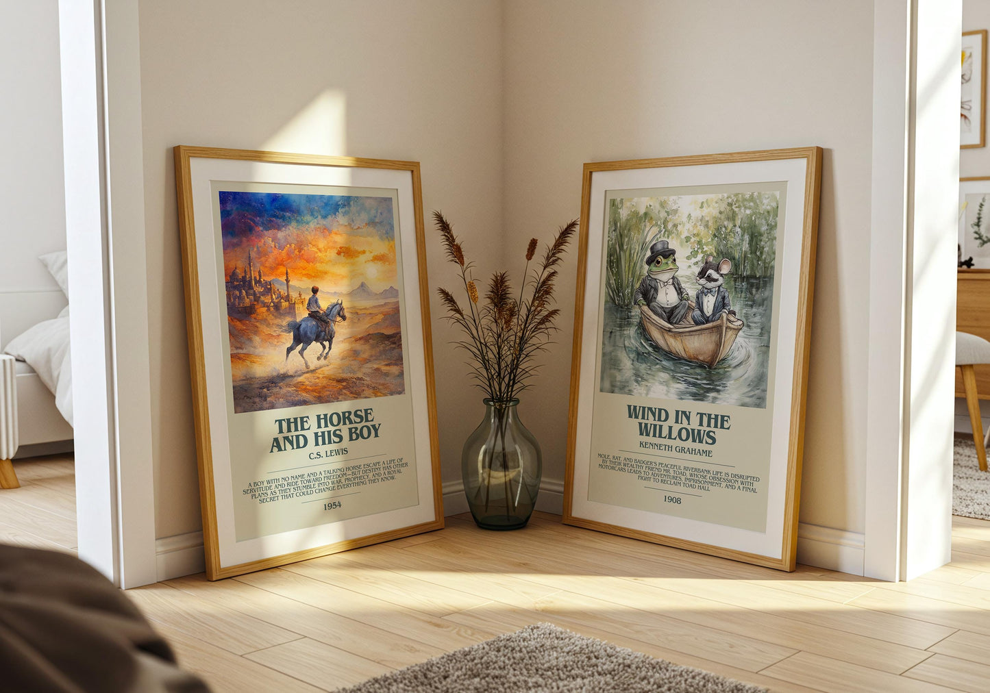 The Horse And His Boy by C.S. Lewis | Descriptive Book Poster | Modern