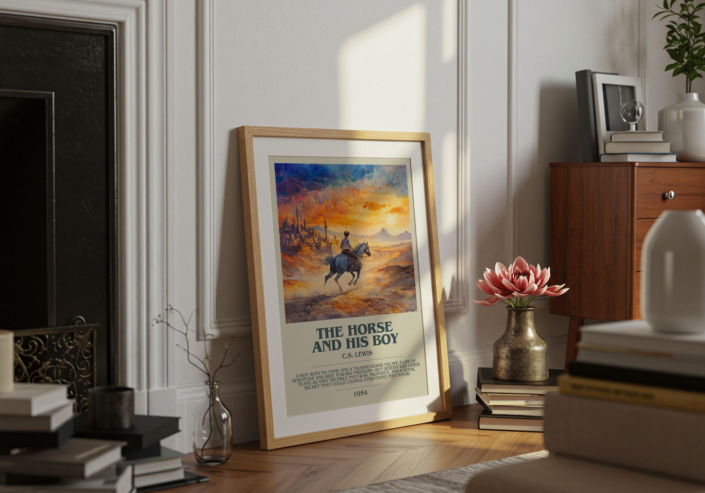 The Horse And His Boy by C.S. Lewis | Descriptive Book Poster | Modern