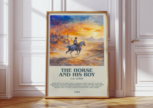 The Horse And His Boy by C.S. Lewis | Descriptive Book Poster | Modern