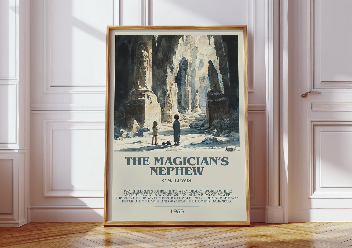 The Magicians Nephew by C.S. Lewis | Descriptive Book Poster | Modern