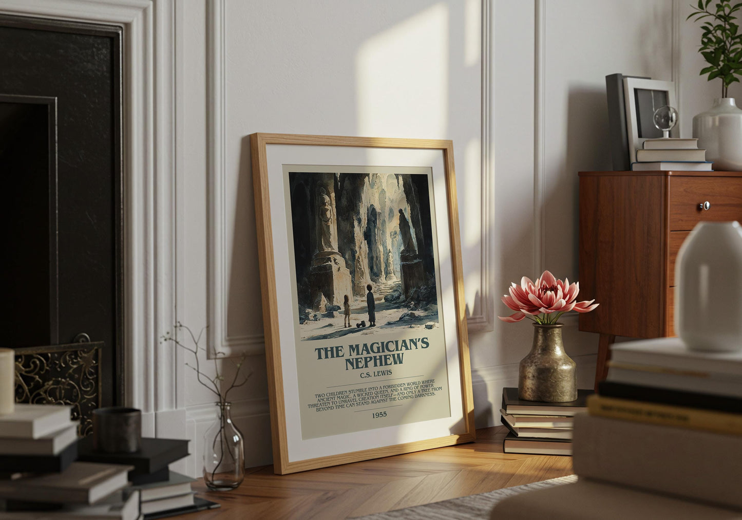 The Magicians Nephew by C.S. Lewis | Descriptive Book Poster | Modern