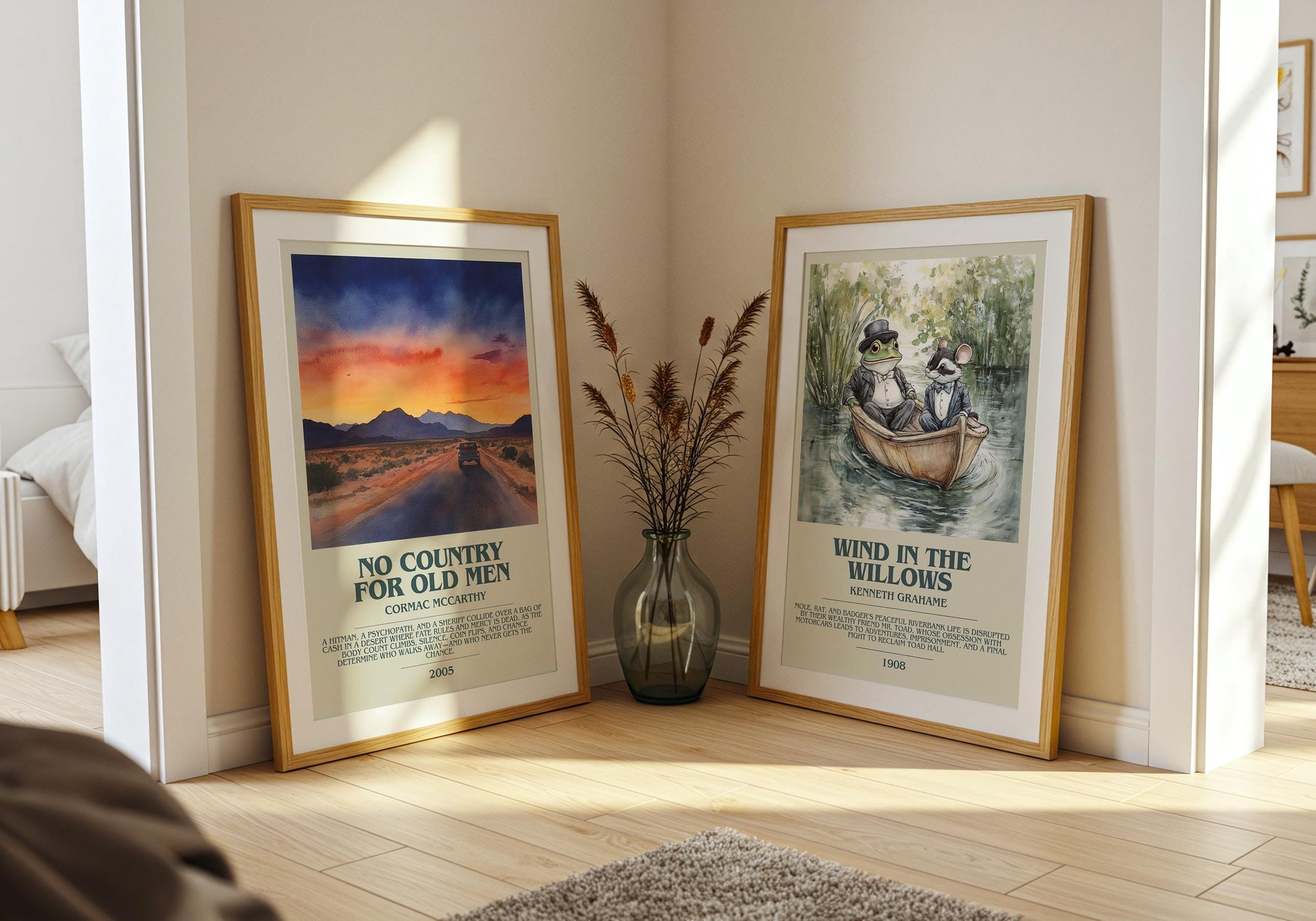 No Country For Old Men by Cormac McCarthy | Descriptive Book Poster | Modern