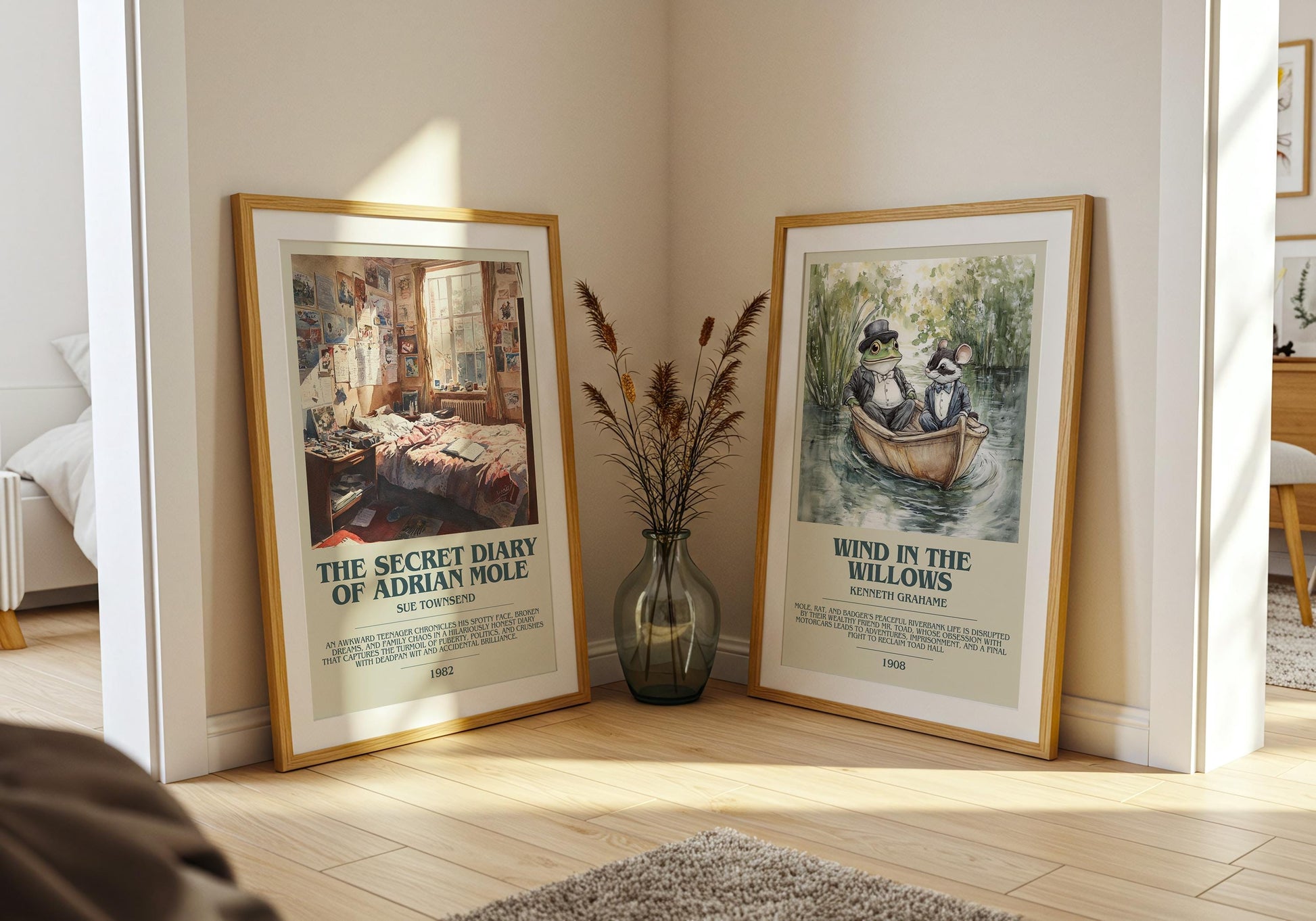 The Secret Diary Of Adrian Mole by Sue Townsend | Descriptive Book Poster | Modern