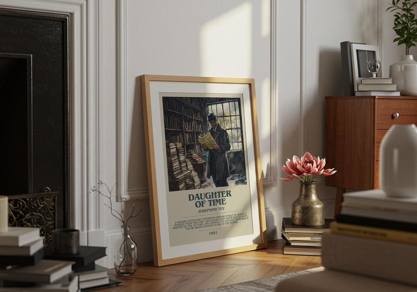 Daughter Of Time by Josephine Tey | Descriptive Book Poster | Modern