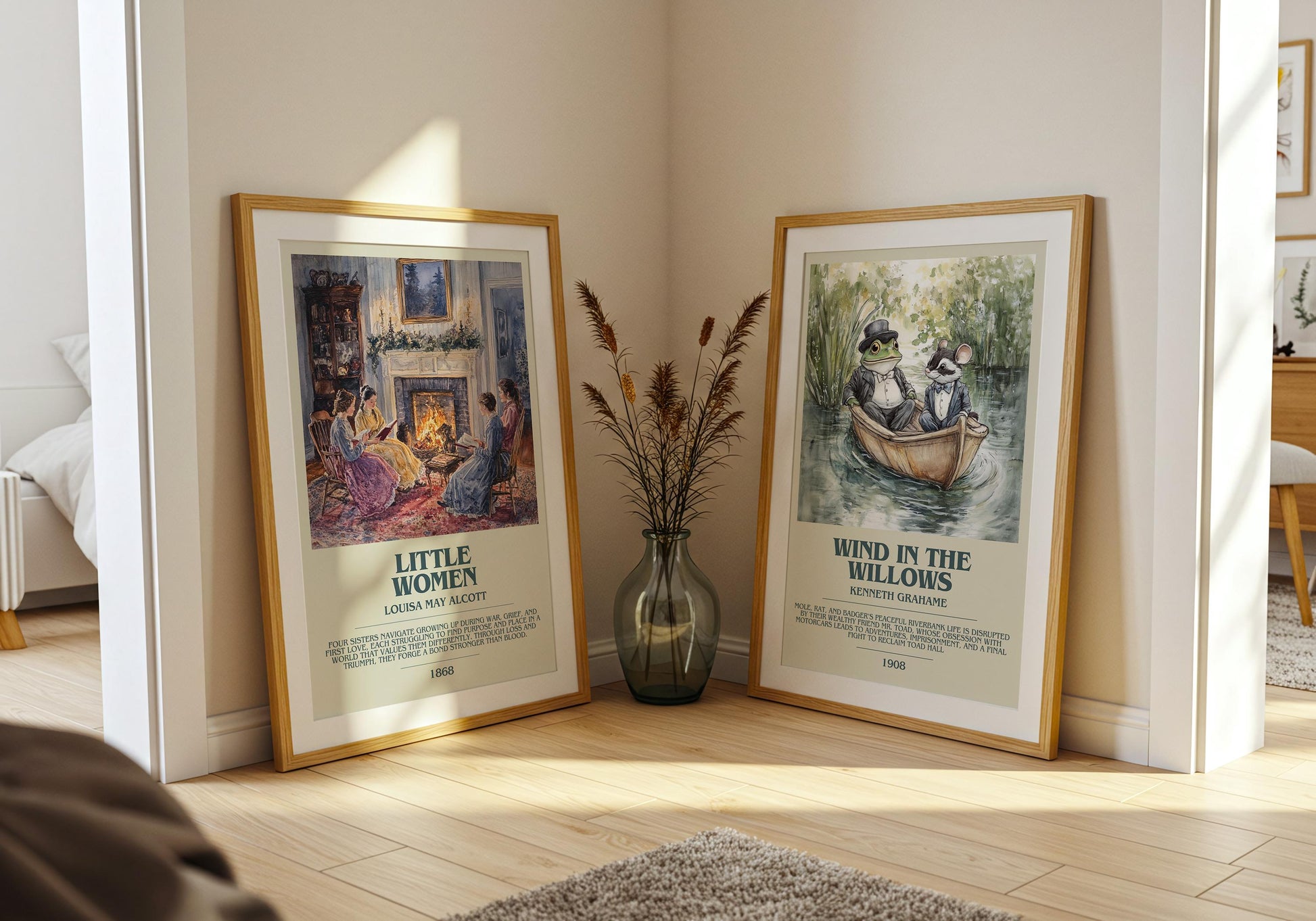 Little Women by Louisa May Alcott | Descriptive Book Poster | Modern