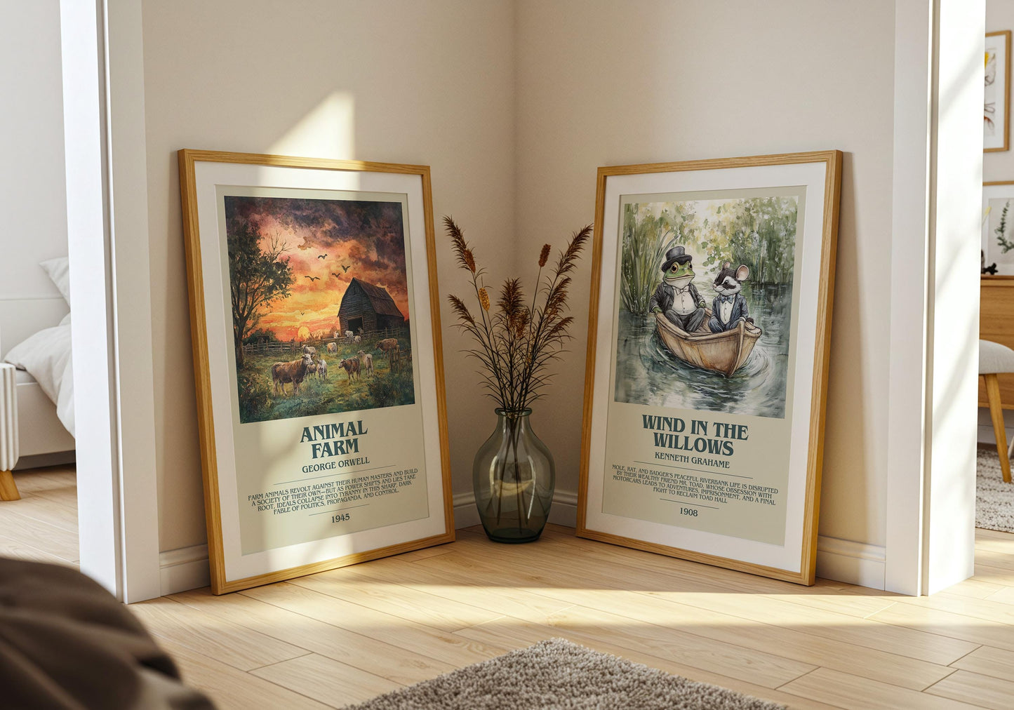 Animal Farm by George Orwell | Descriptive Book Poster | Modern