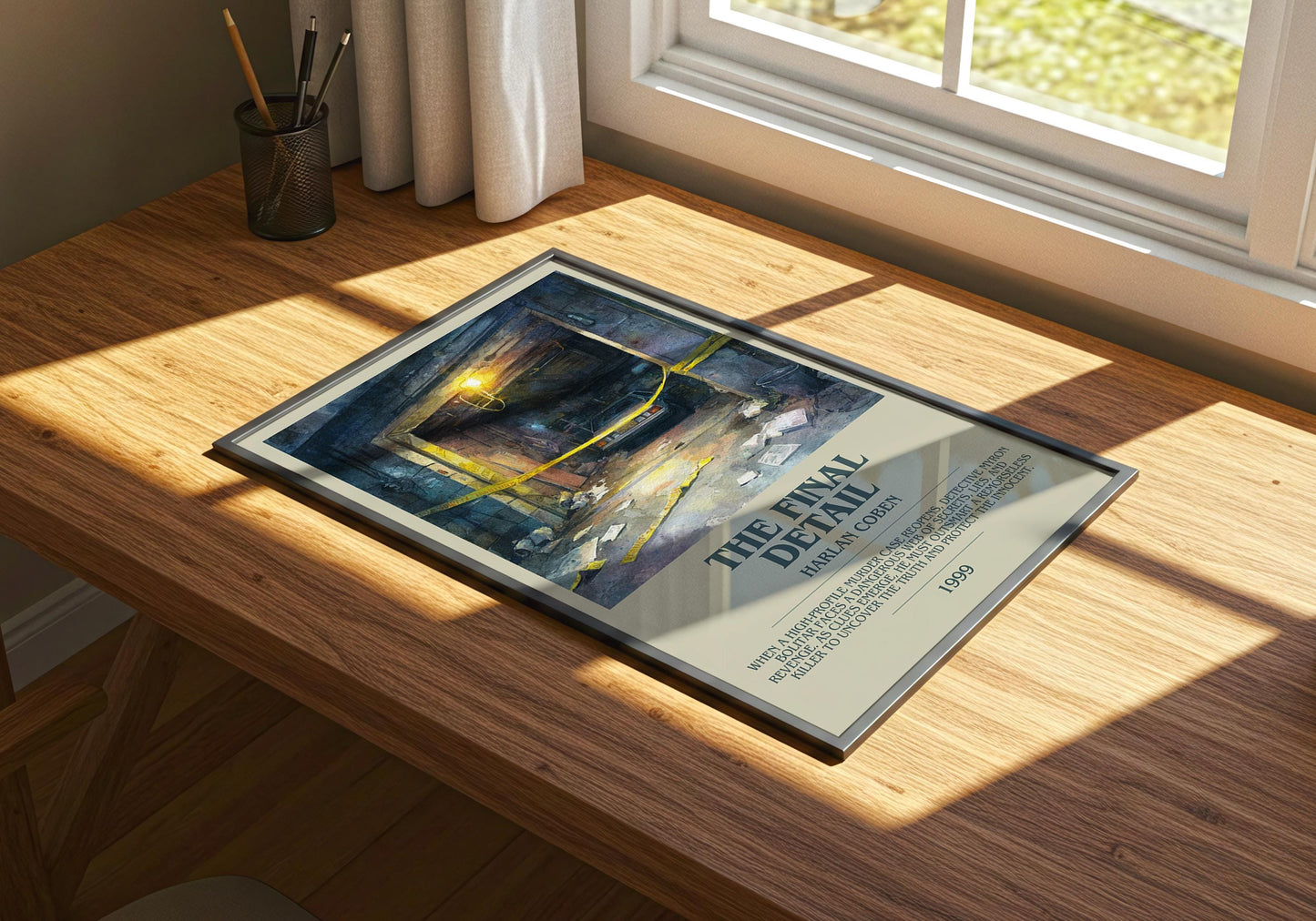 The Final Detail by Harlan Coben | Descriptive Book Poster | Modern