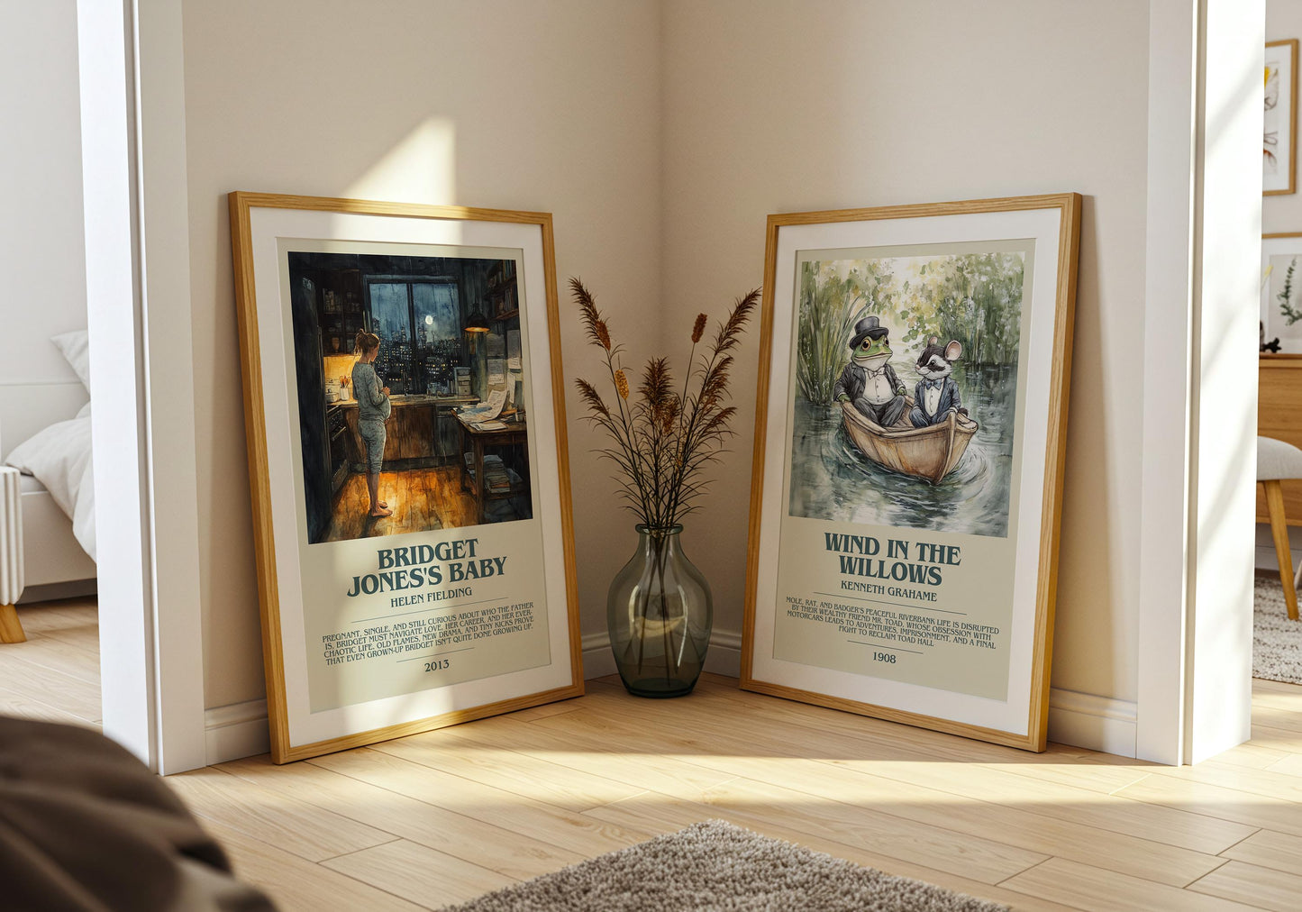 Bridget Jones's Baby by Helen Fielding | Descriptive Book Poster | Modern