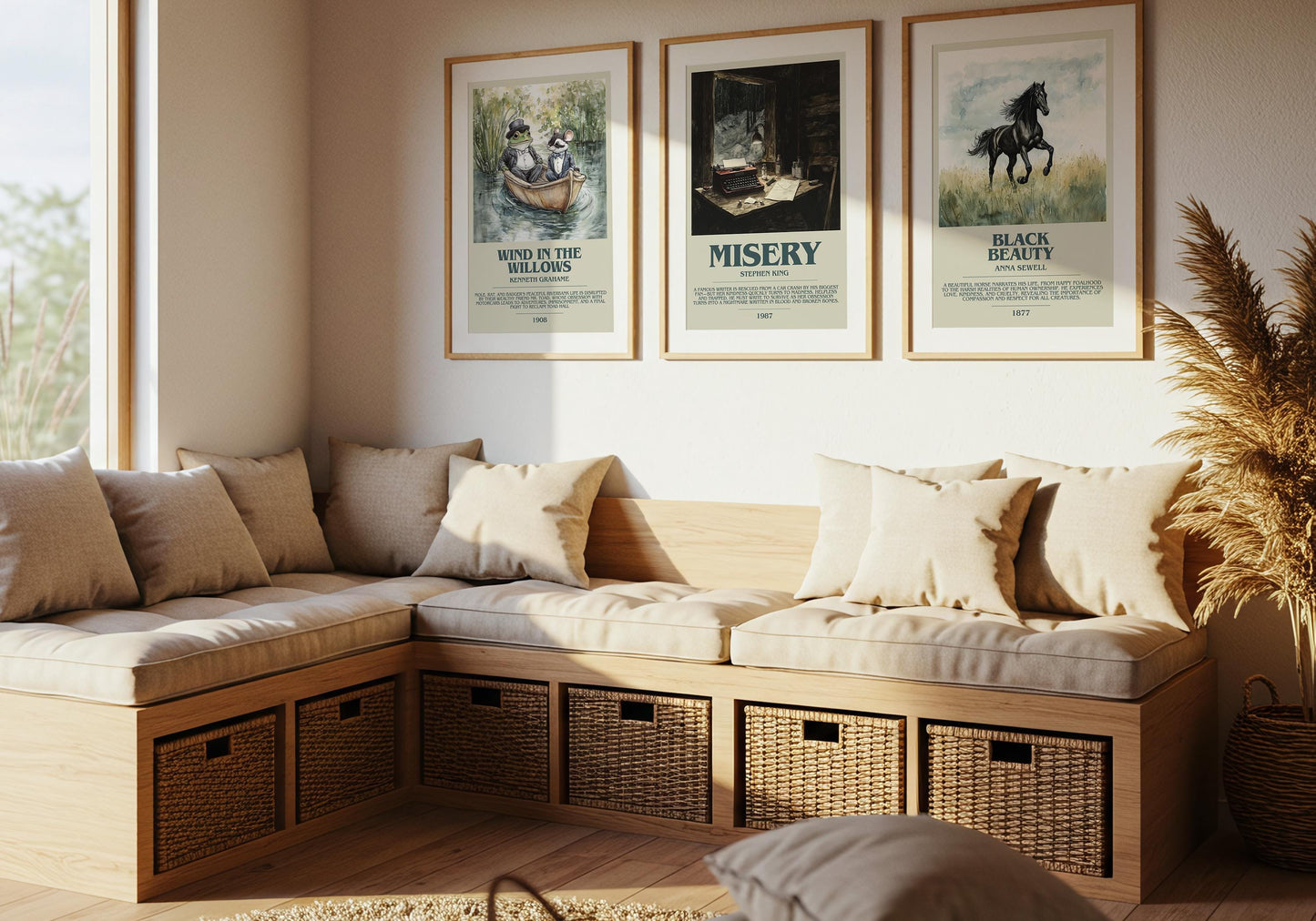 Misery by Stephen King | Descriptive Book Poster | Modern