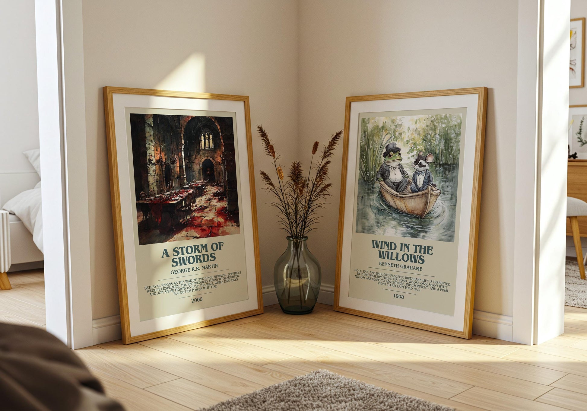 A Storm Of Swords by George R.R. Martin | Descriptive Book Poster | Modern