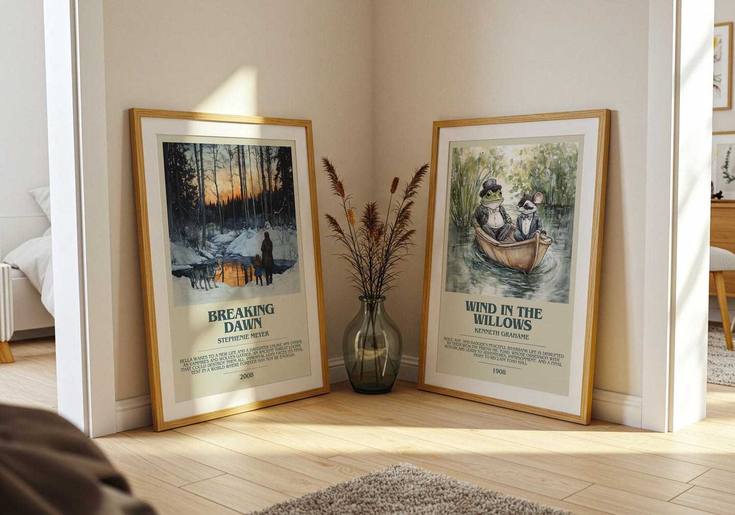 Breaking Dawn by Stephanie Meyer | Descriptive Book Poster | Modern