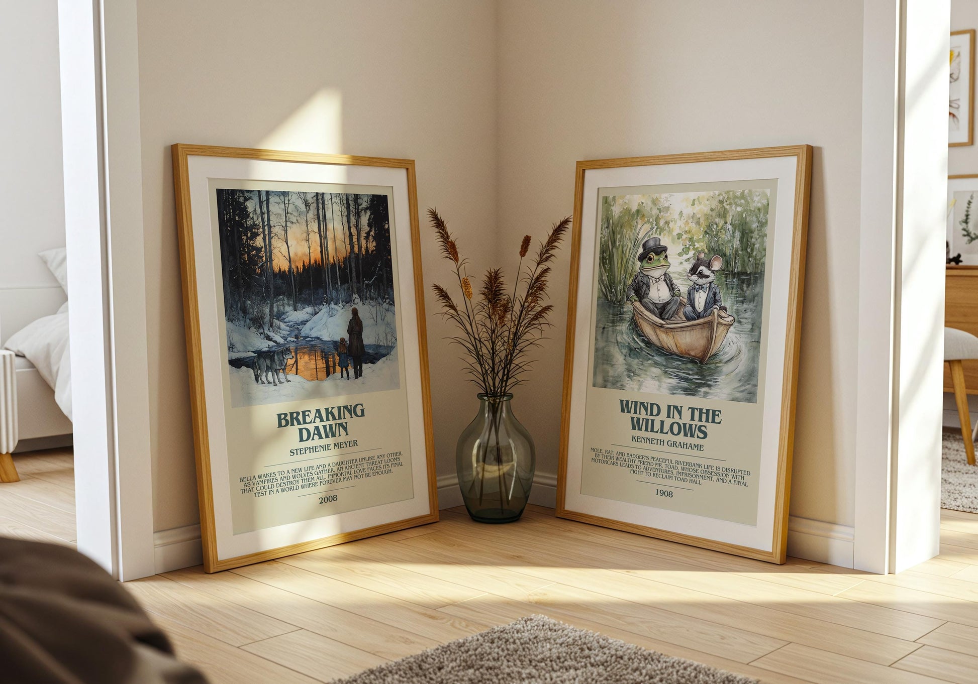 Breaking Dawn by Stephanie Meyer | Descriptive Book Poster | Modern