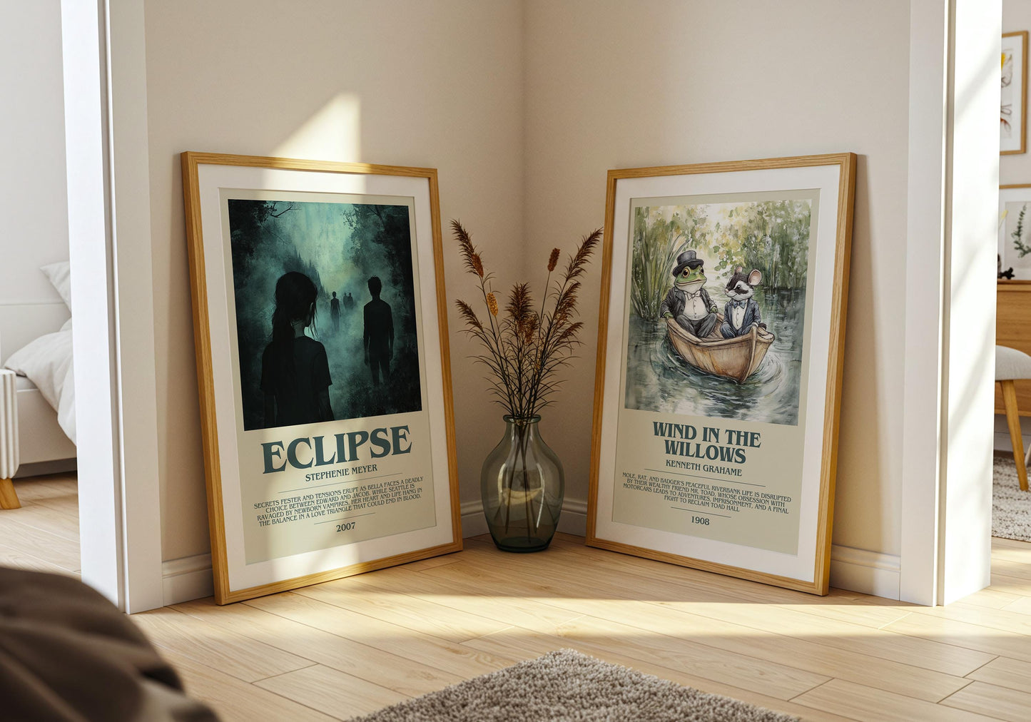 Eclipse by Stephanie Meyer | Descriptive Book Poster | Modern