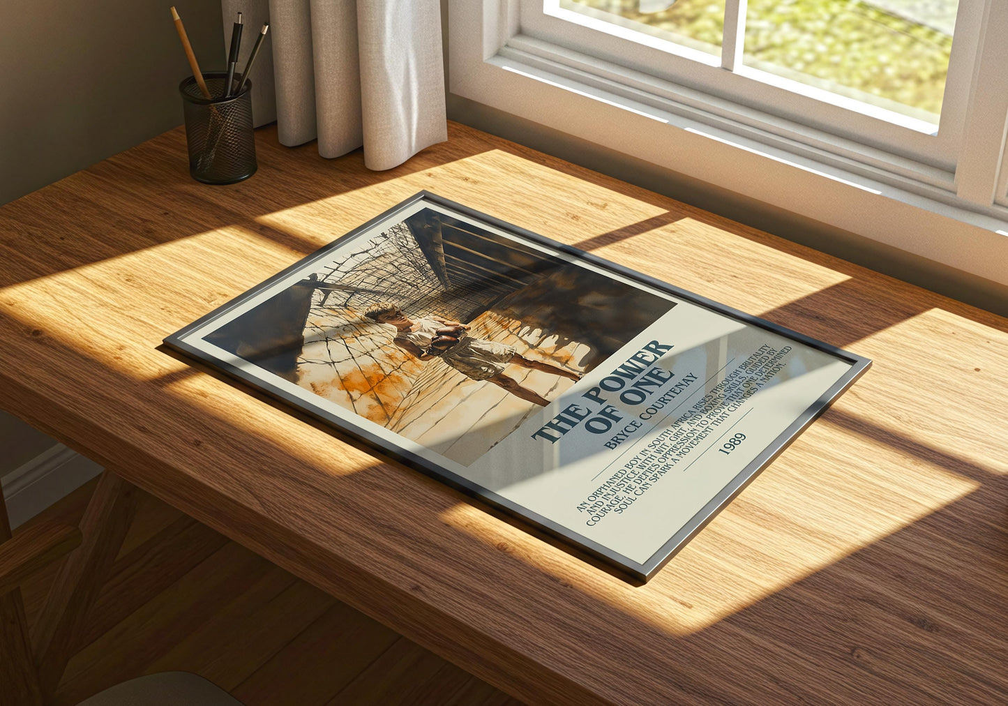 The Power Of One by Bryce Courtenay | Descriptive Book Poster | Modern