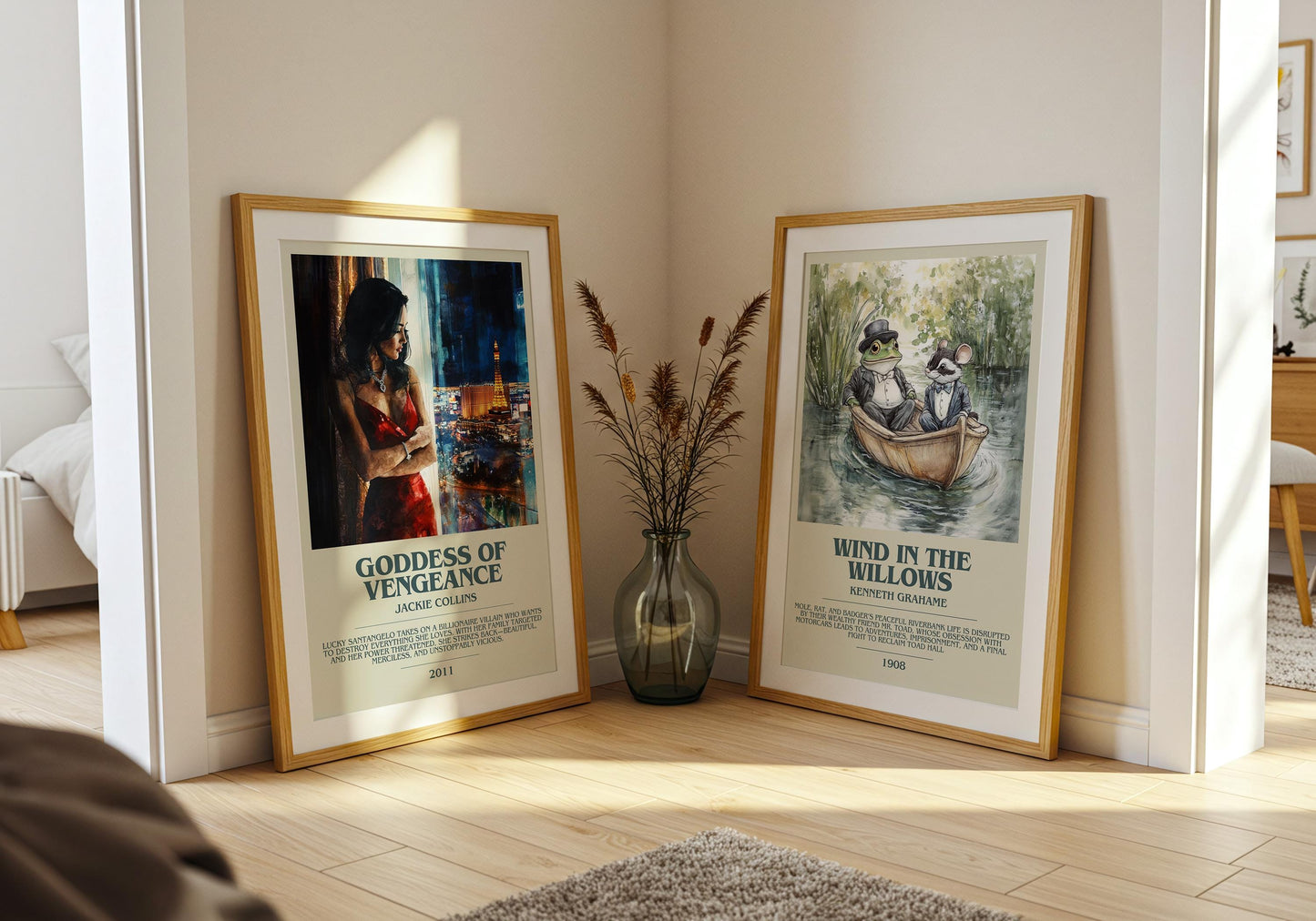 Goddess Of Vengeance by Jackie Collins | Descriptive Book Poster | Modern