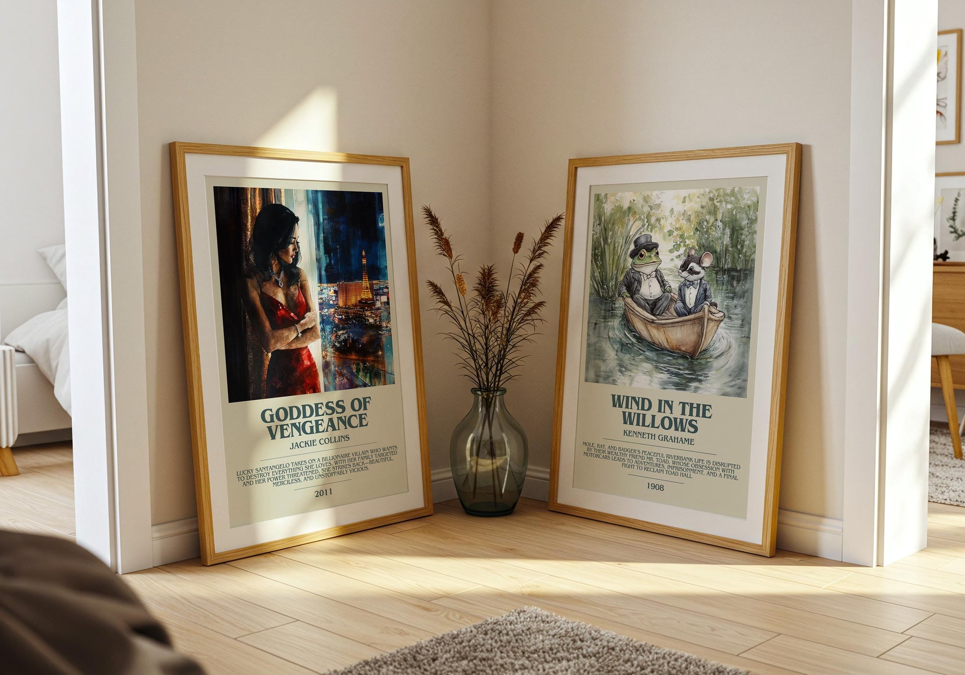 Goddess Of Vengeance by Jackie Collins | Descriptive Book Poster | Modern