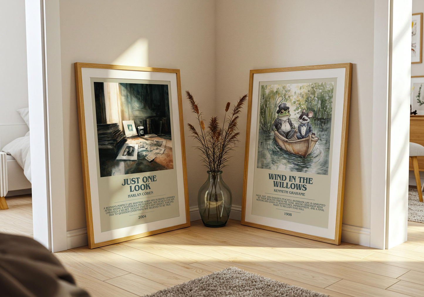 Just One Look by Harlan Coben | Descriptive Book Poster | Modern