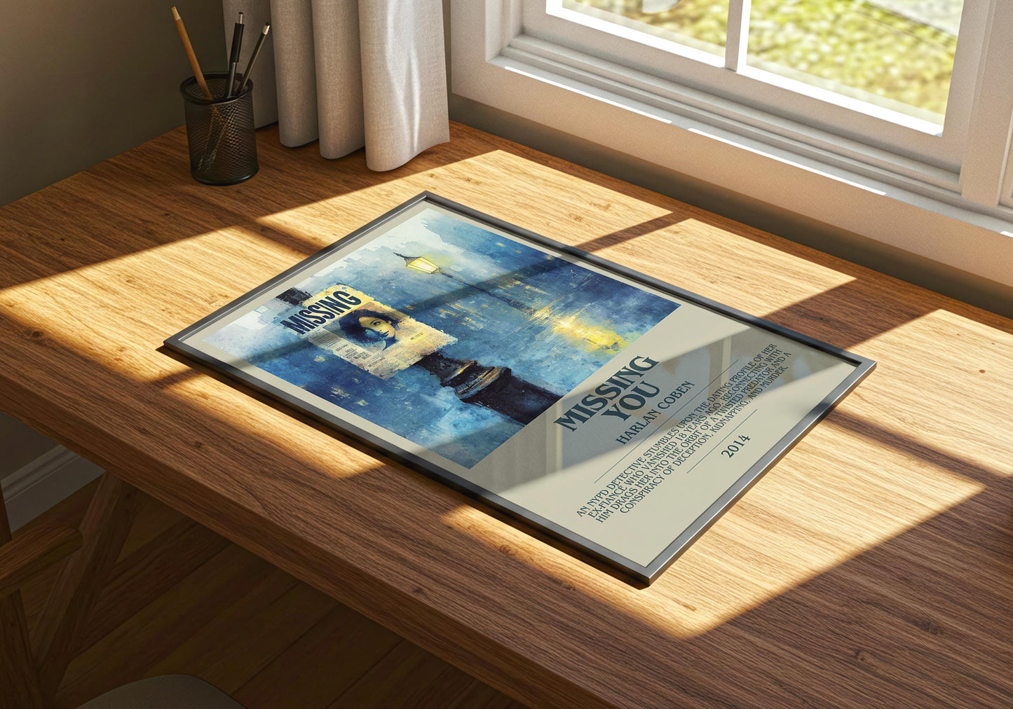 Missing You by Harlan Coben | Descriptive Book Poster | Modern