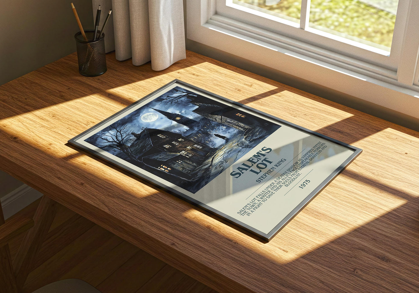 Salem's Lot by Stephen King | Descriptive Book Poster | Modern