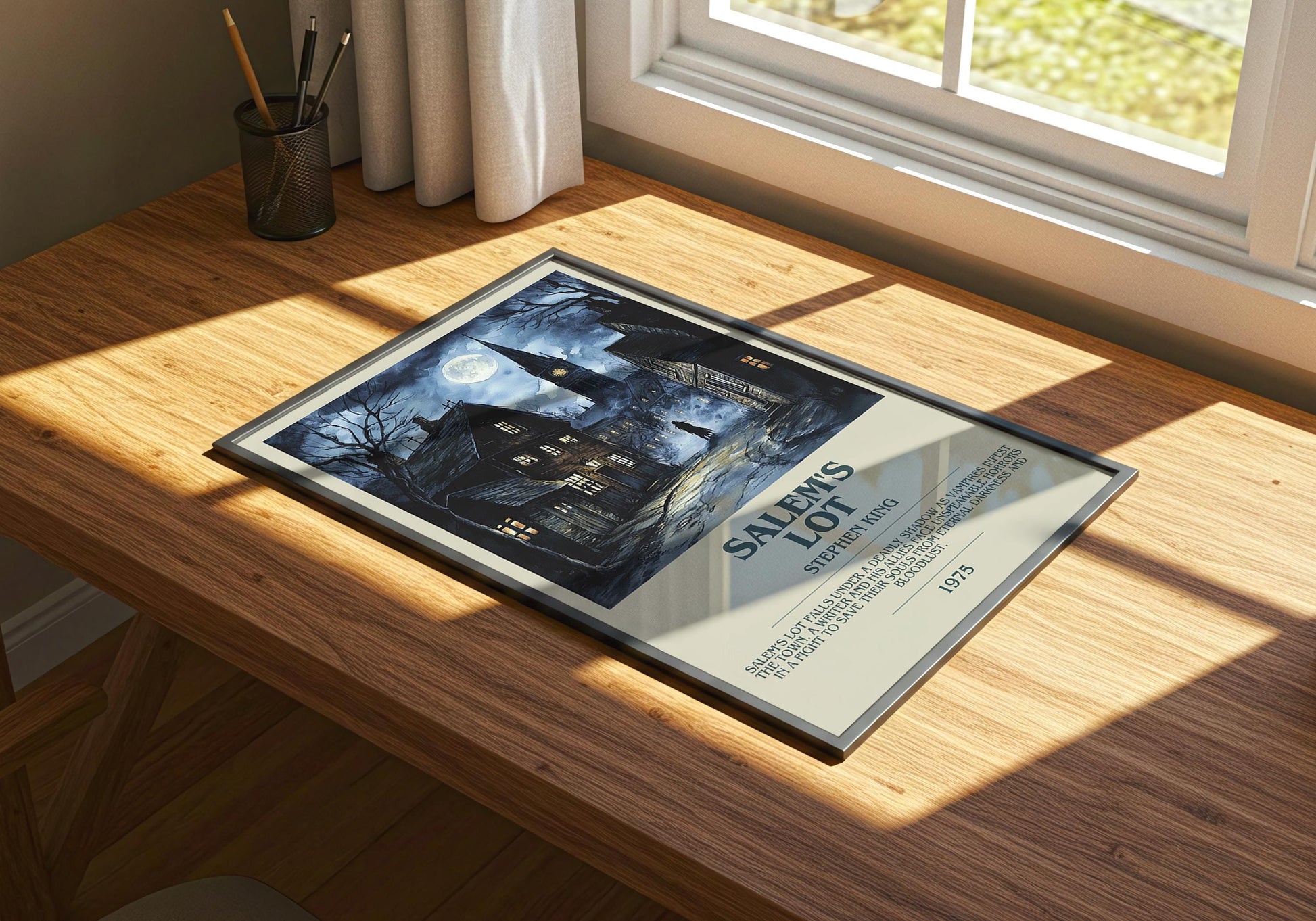 Salem's Lot by Stephen King | Descriptive Book Poster | Modern