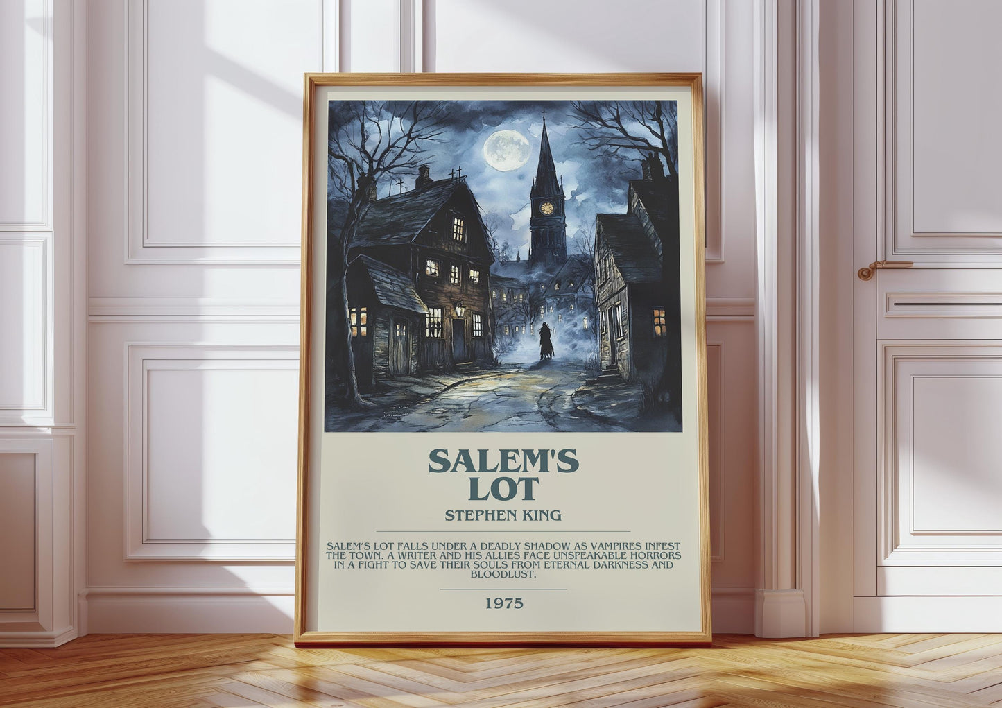 Salem's Lot by Stephen King | Descriptive Book Poster | Modern