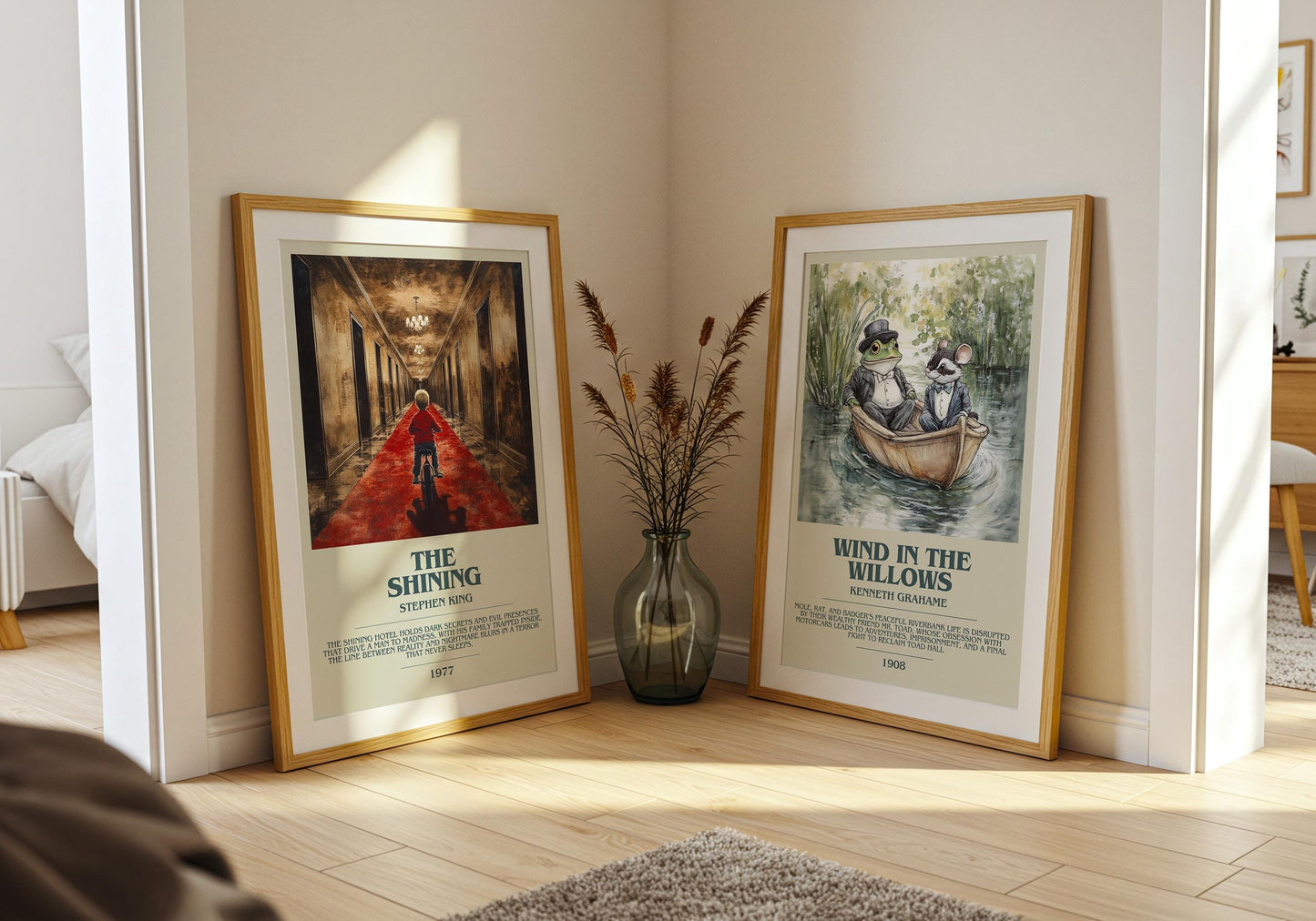 The Shining by Stephen King | Descriptive Book Poster | Modern