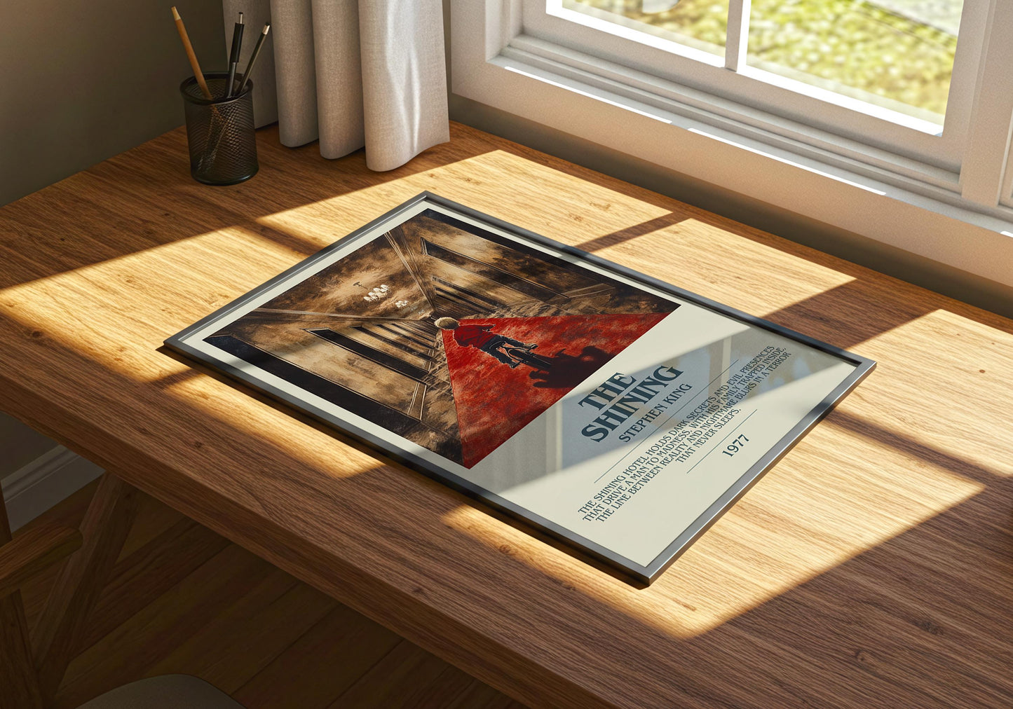 The Shining by Stephen King | Descriptive Book Poster | Modern