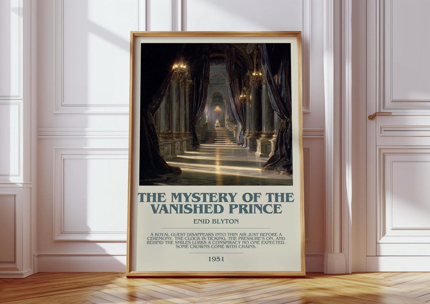 The Mystery Of The Vanished Thief by Enid Blyton | Descriptive Book Poster | Modern