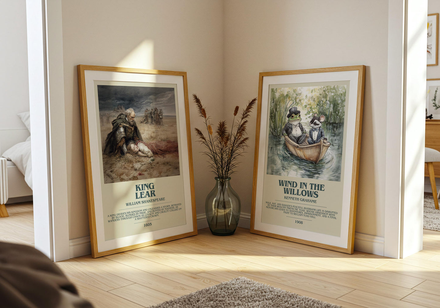 King Lear by William Shakespeare | Descriptive Book Poster | Modern