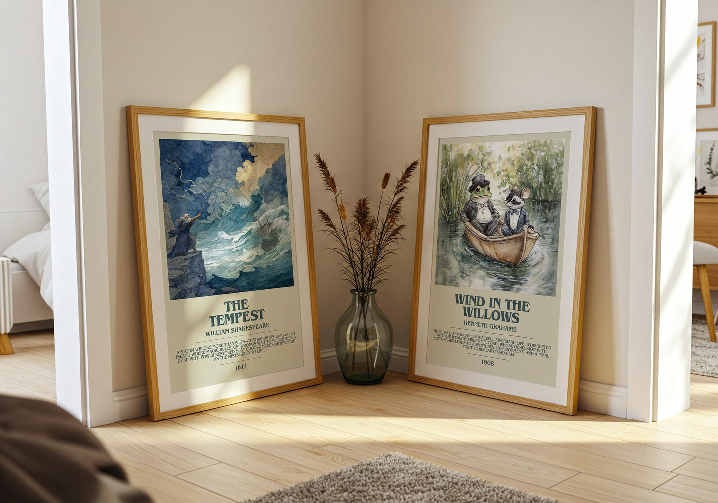 The Tempest by William Shakespeare | Descriptive Book Poster | Modern