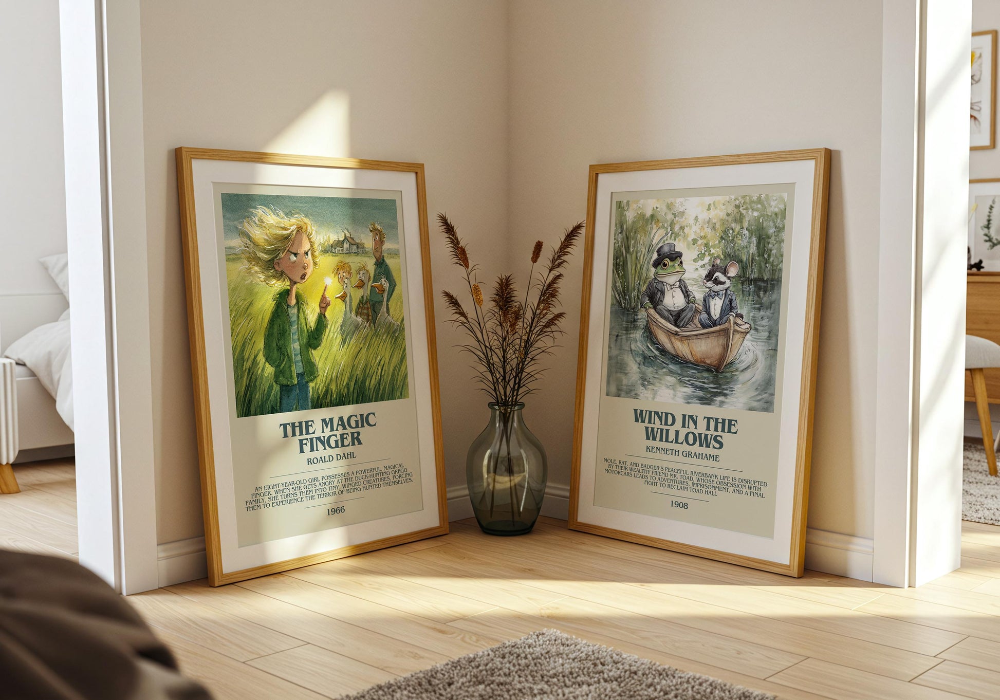 The Magic Finger by Roald Dahl | Descriptive Book Poster | Modern