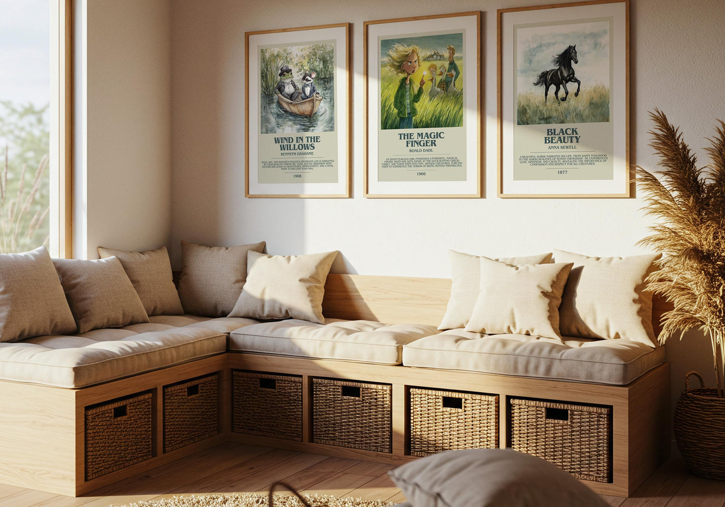 The Magic Finger by Roald Dahl | Descriptive Book Poster | Modern