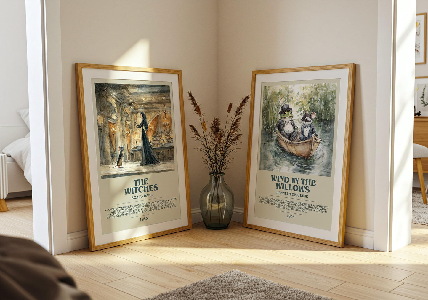 The Witches by Roald Dahl | Descriptive Book Poster | Modern