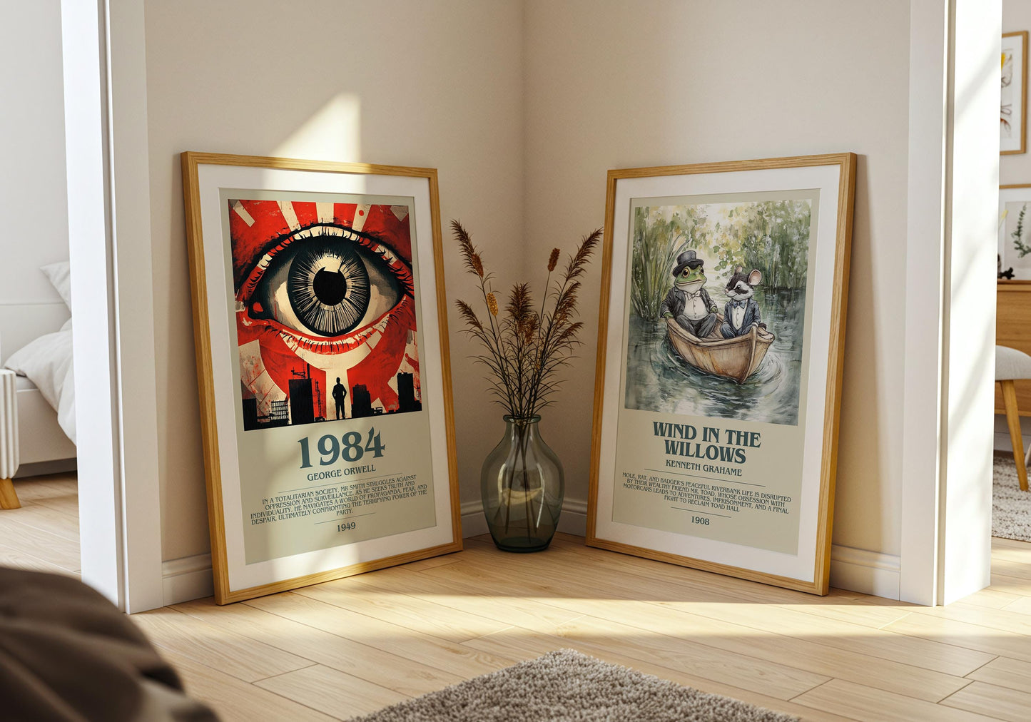 1984 by George Orwell | Descriptive Book Poster | Modern
