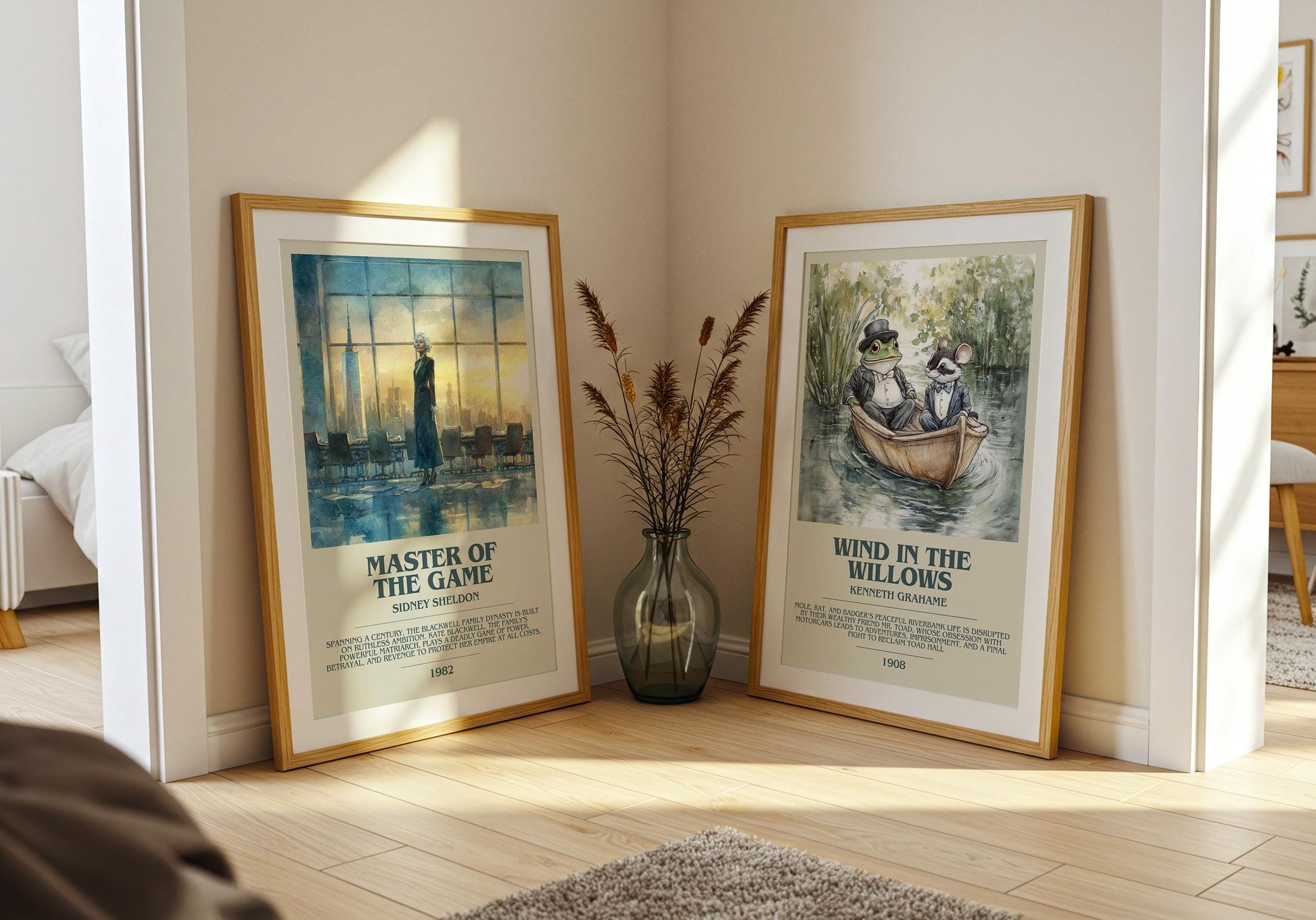 Master Of The Game by Sidney Sheldon | Descriptive Book Poster | Modern