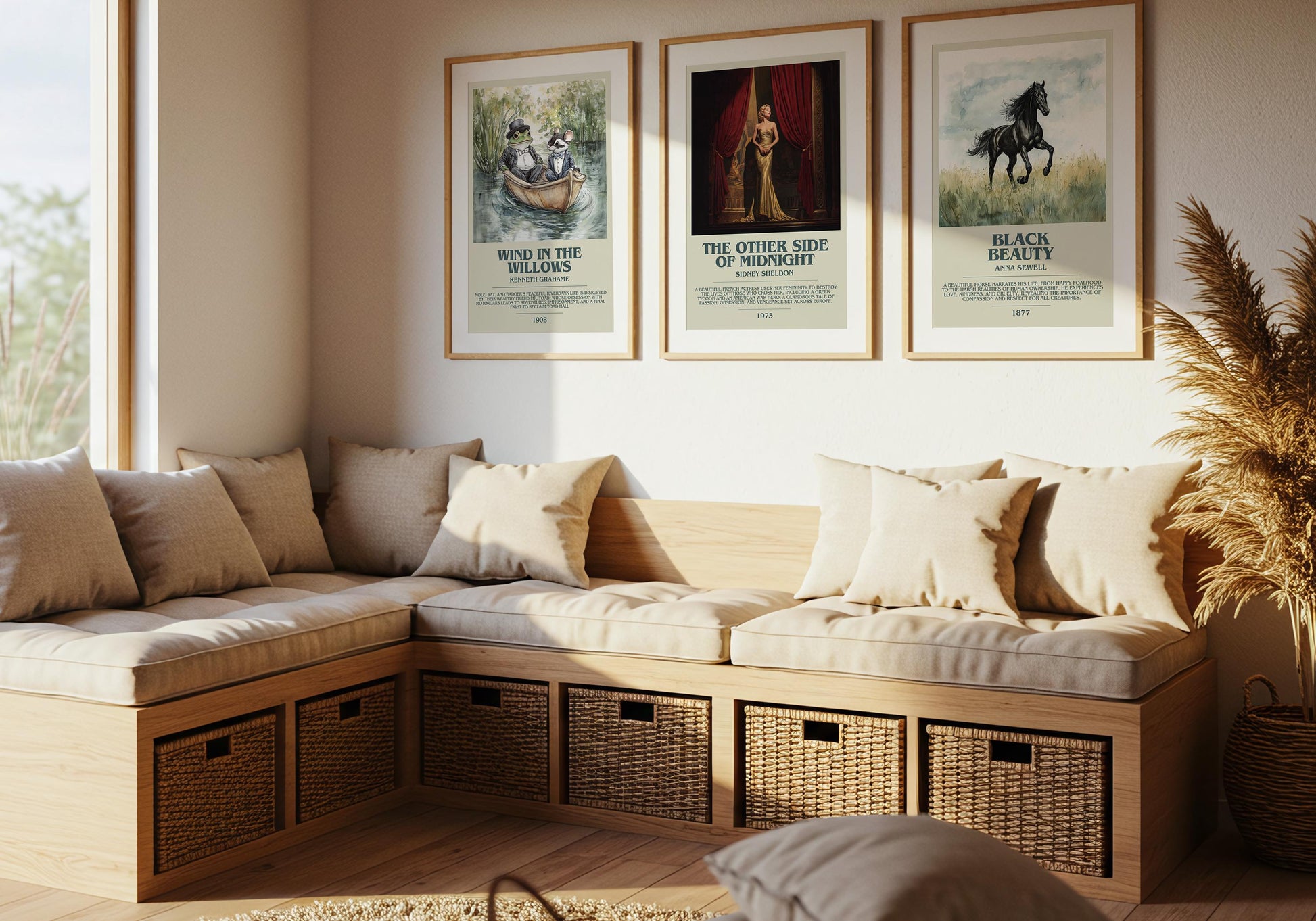 The Other Side Of Midnight by Sidney Sheldon | Descriptive Book Poster | Modern