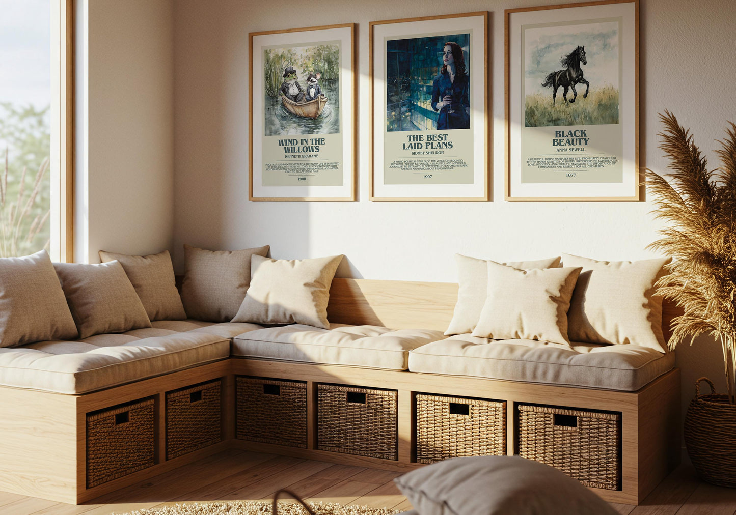 The Best Laid Plans by Sidney Sheldon | Descriptive Book Poster | Modern