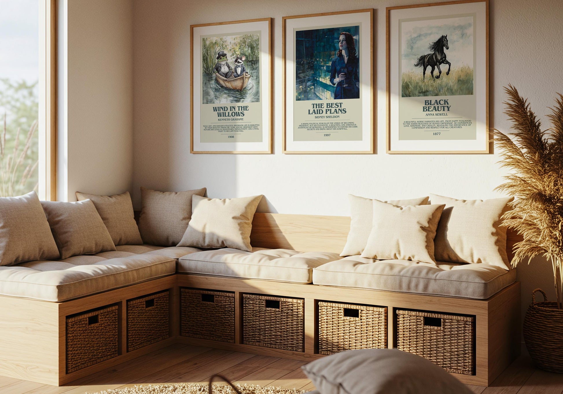 The Best Laid Plans by Sidney Sheldon | Descriptive Book Poster | Modern