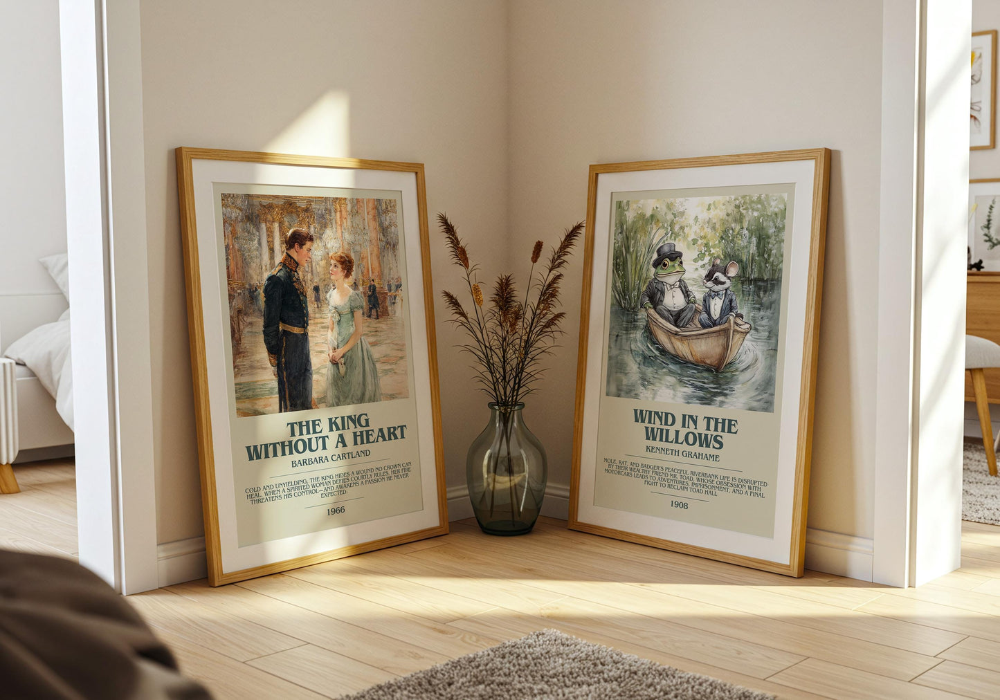 The King Without A Heart by Barbara Cartland | Descriptive Book Poster | Modern