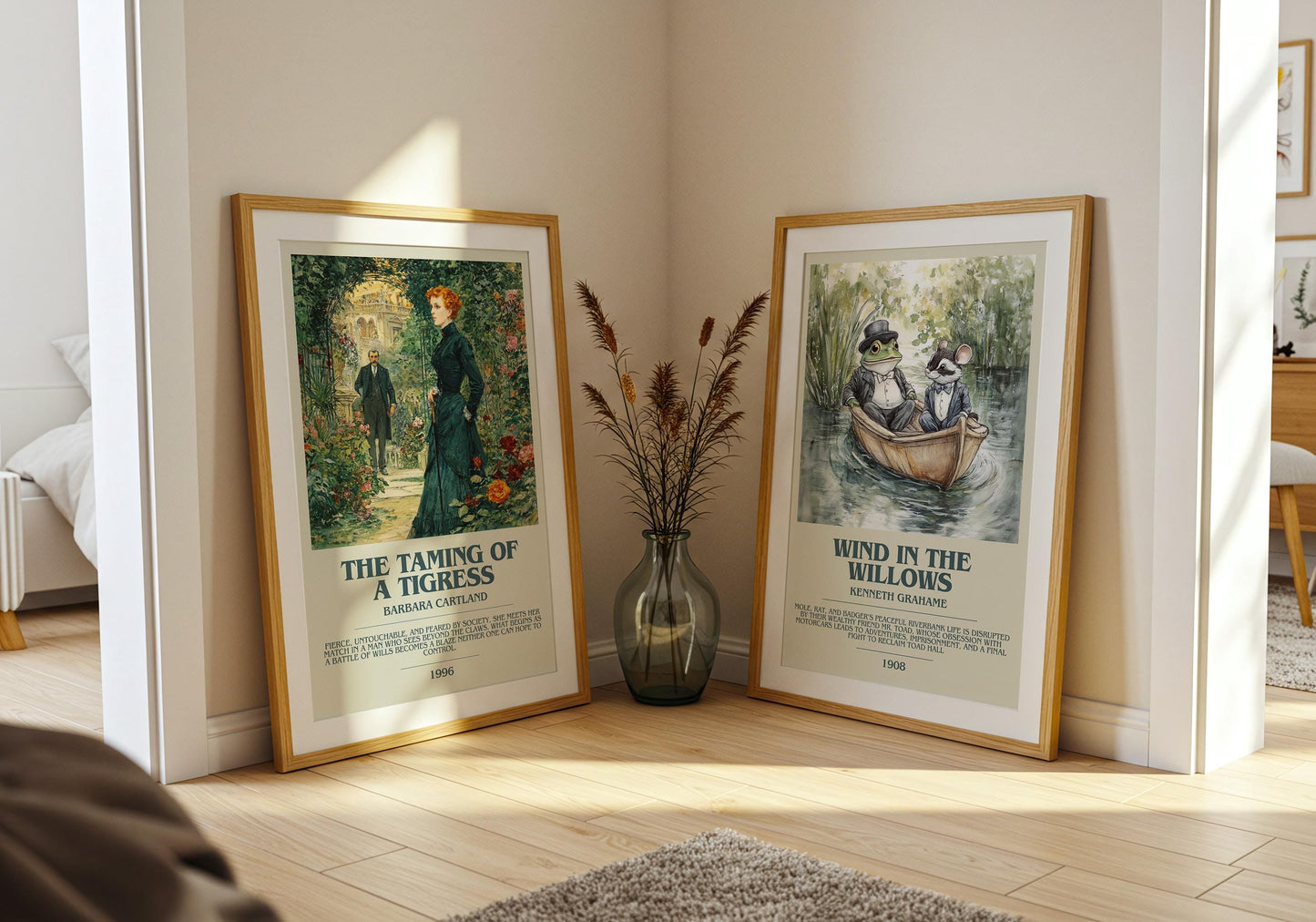 The Taming Of A Tigress by Barbara Cartland | Descriptive Book Poster | Modern