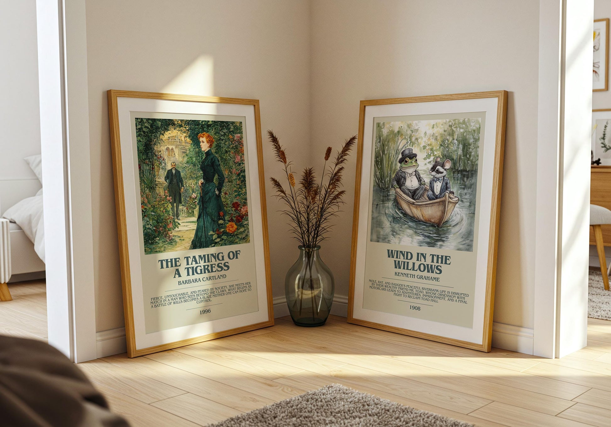 The Taming Of A Tigress by Barbara Cartland | Descriptive Book Poster | Modern