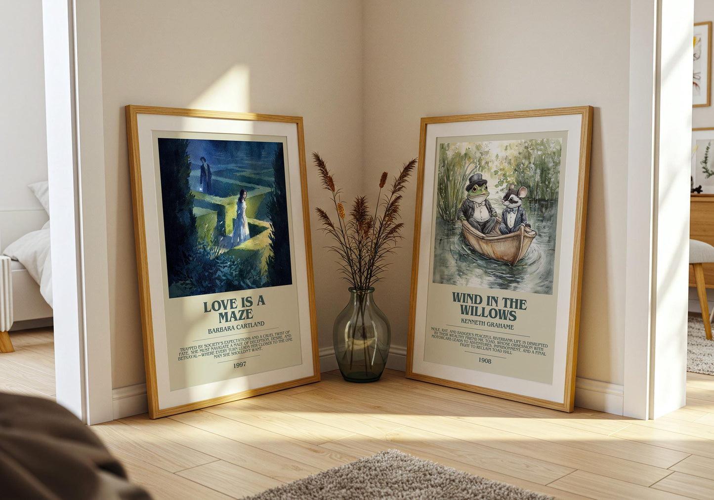 Love Is A Maze by Barbara Cartland | Descriptive Book Poster | Modern