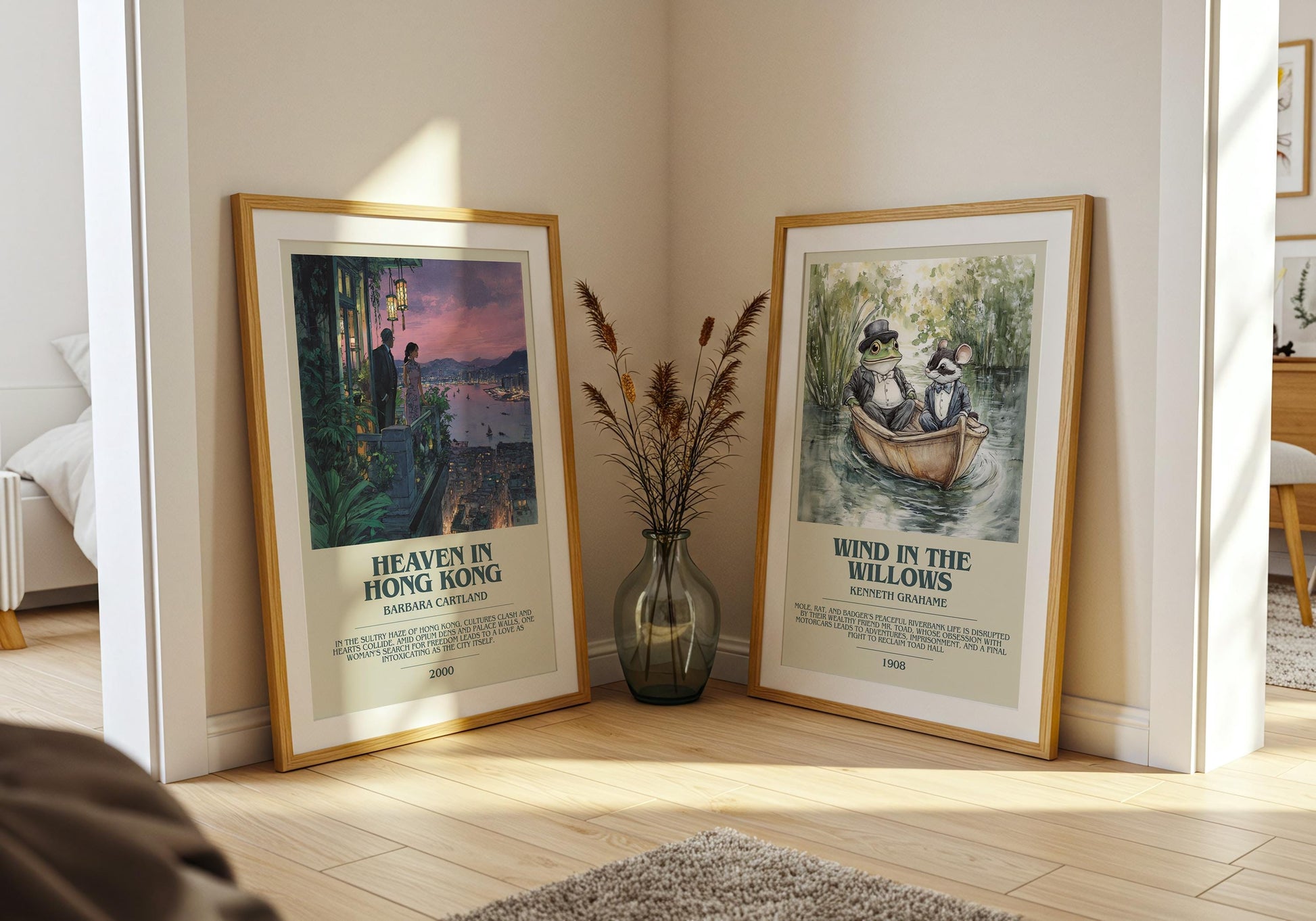 Heaven In Hong Kong by Barbara Cartland | Descriptive Book Poster | Modern