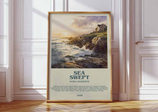 Sea Swept by Nora Roberts | Descriptive Book Poster | Modern
